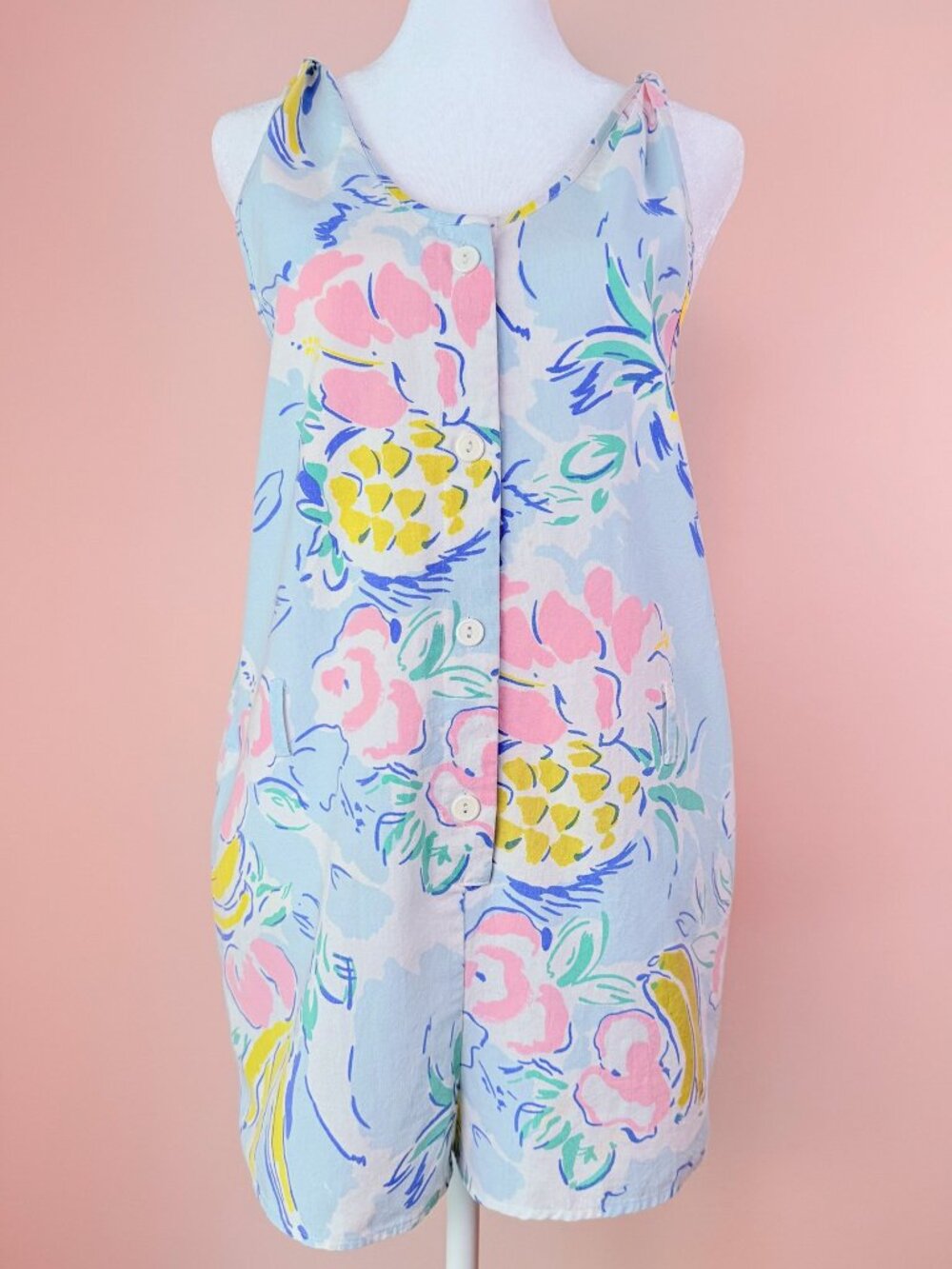 Vintage Pineapple Party Romper